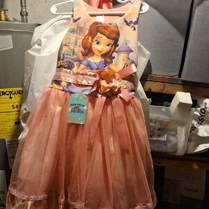 Sofia the First Peach Princess Dress
